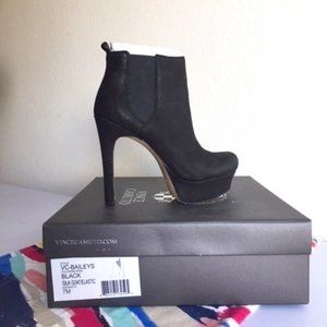 Vince Camuto Boots-Baileys, Black, Size 7